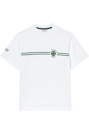 Lacoste Hombre, Camisetas, Blanco, Talla: M