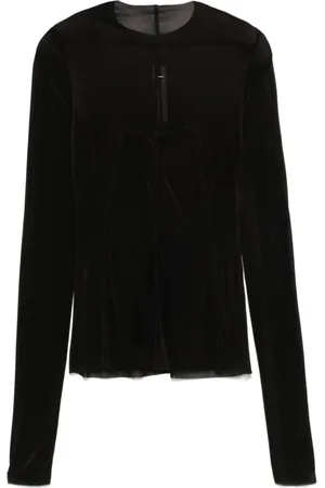 Rick Owens Mujer, Camisetas, Negro, Talla: S