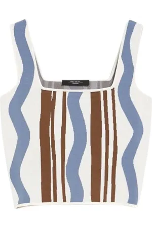 Max Mara Mujer, Camisetas, Azul, Talla: S