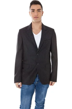 Calvin Klein Hombre, Chaquetas, Gris, Talla: L