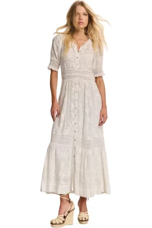 LOVESHACKFANCY Mujer, Vestidos, Blanco, Talla: L