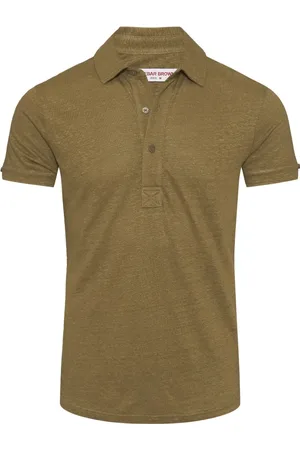 Orlebar Brown Hombre, Camisetas, Verde, Talla: XL