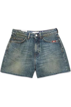 AMISH Mujer, Pantalones cortos, Azul, Talla: W27