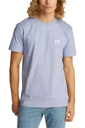 Calvin Klein Hombre, Camisetas, Azul, Talla: XL