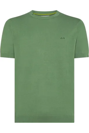 sun68 Hombre, Camisetas, Verde, Talla: M