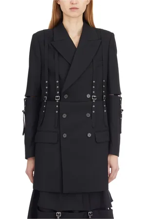 Comme des Garçons Mujer, Chaquetas, Negro, Talla: M