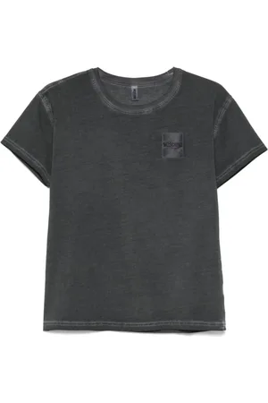 Moschino Mujer, Camisetas, Gris, Talla: L