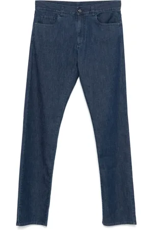 CANALI Hombre, Vaqueros, Azul, Talla: 2XL