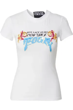 VERSACE Mujer, Camisetas, Blanco, Talla: M