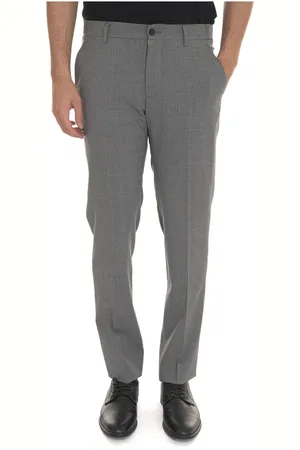Berwich Hombre, Pantalones, Gris, Talla: 2XL
