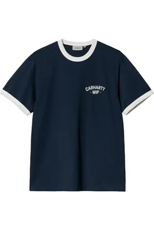 Carhartt Hombre, Camisetas, Azul, Talla: L