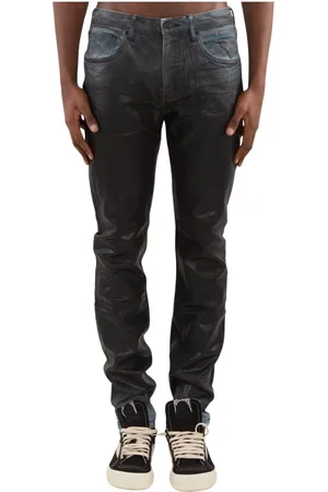 Purple Brand Hombre, Vaqueros, Negro, Talla: W32