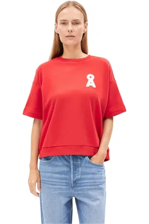 Armedangels Mujer, Camisetas, Rojo, Talla: M