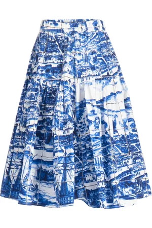 SAMANTHA SUNG Mujer, Faldas, Azul, Talla: M