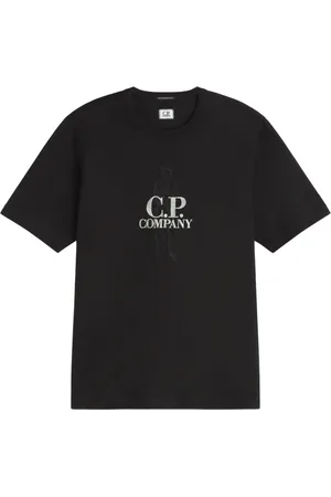 C.P. Company Hombre, Camisetas, Negro, Talla: XL