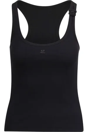 Courrèges Mujer, Camisetas, Negro, Talla: S