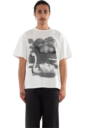 MISBHV Hombre, Camisetas, Blanco, Talla: L