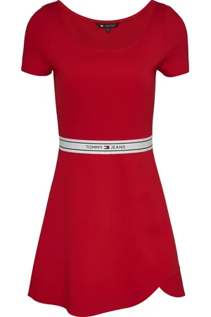Tommy Hilfiger Mujer, Vestidos, Rojo, Talla: L