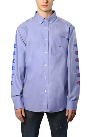 Champion Hombre, Camisas, Púrpura, Talla: M