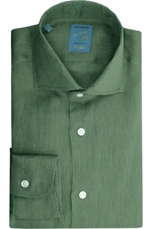 BARBA Hombre, Camisas, Verde, Talla: M