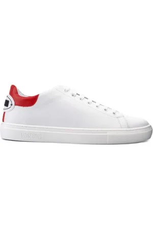 Moschino Hombre, Zapatos, Blanco, Talla: 44 EU