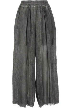 SANCTAMUERTE Mujer, Pantalones, Gris, Talla: M