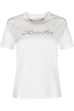 Lanvin Mujer, Camisetas, Blanco, Talla: M