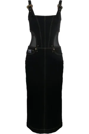 VERSACE Mujer, Vestidos, Negro, Talla: S