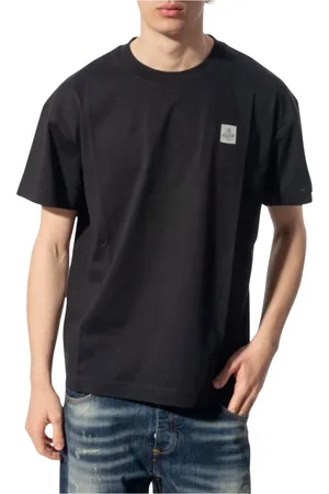 RefrigiWear Hombre, Camisetas, Negro, Talla: L