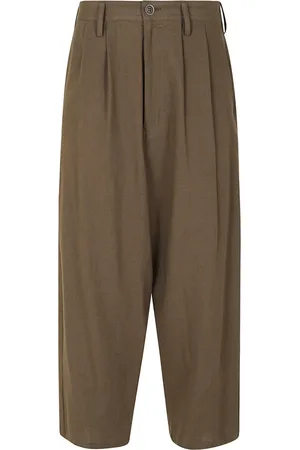 YOHJI YAMAMOTO Mujer, Pantalones, Marrón, Talla: L