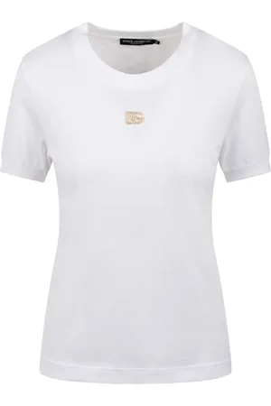 Dolce & Gabbana Mujer, Camisetas, Blanco, Talla: XS