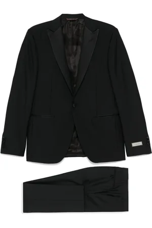 CANALI Hombre, Trajes, Negro, Talla: M