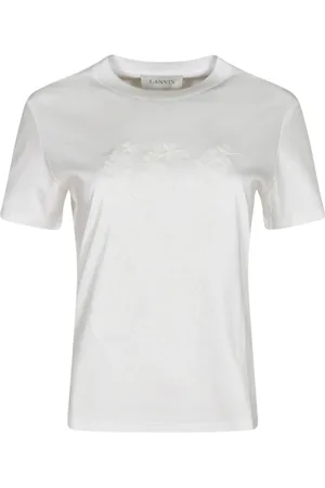 Lanvin Mujer, Camisetas, Blanco, Talla: L