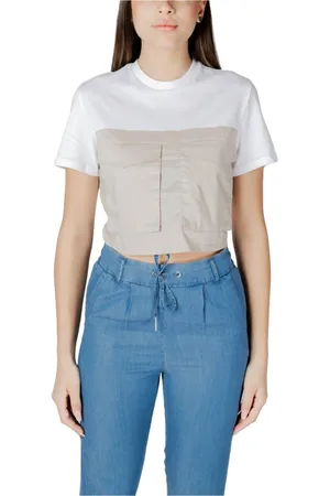 ONLY Mujer, Camisetas, Blanco, Talla: M