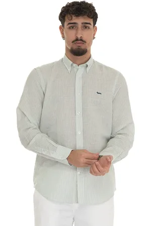 HARMONT&BLAINE Hombre, Camisas, Verde, Talla: 2XL