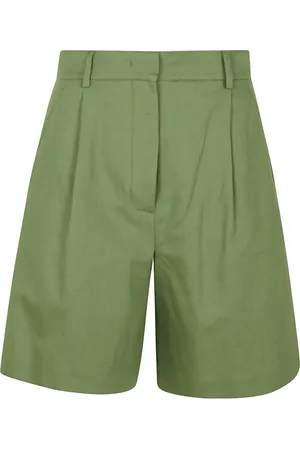 Max Mara Mujer, Pantalones cortos, Verde, Talla: S