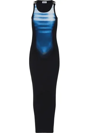 Jean Paul Gaultier Mujer, Vestidos, Azul, Talla: S