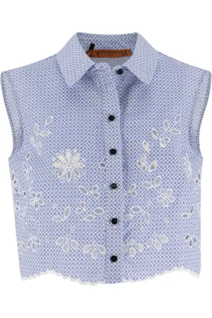 ERMANNO SCERVINO Mujer, Blusas y Camisas, Azul, Talla: XS
