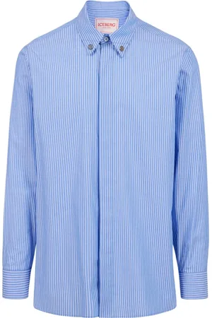 Iceberg Hombre, Camisas, Azul, Talla: L