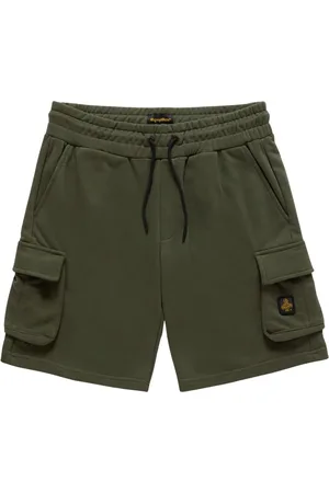 RefrigiWear Hombre, Pantalones cortos, Verde, Talla: S