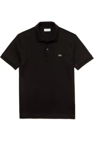 Lacoste Hombre, Camisetas, Negro, Talla: L