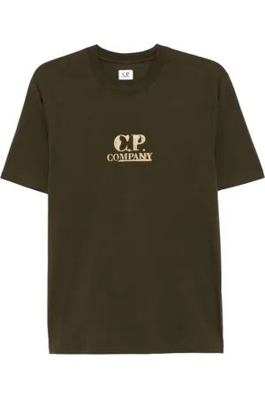 C.P. Company Hombre, Camisetas, Verde, Talla: L
