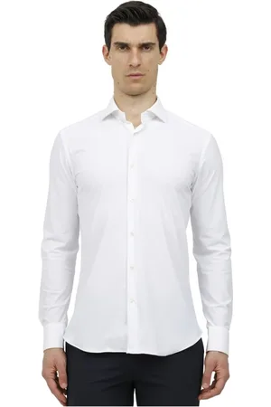 caliban Hombre, Camisas, Blanco, Talla: XL