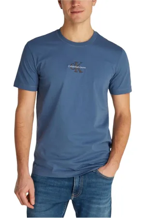 Calvin Klein Hombre, Camisetas, Azul, Talla: 3XL