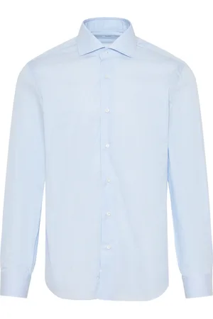 BARBA Hombre, Camisas, Azul, Talla: 4XL