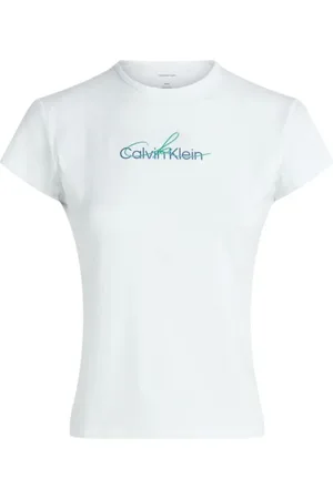 Calvin Klein Mujer, Camisetas, Blanco, Talla: XS