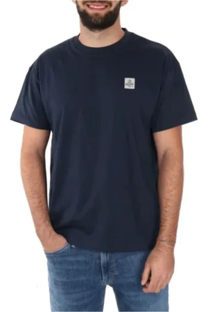 RefrigiWear Hombre, Camisetas, Azul, Talla: 2XL