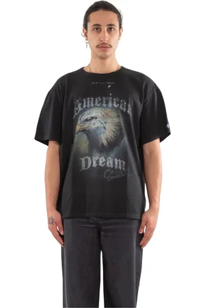 MISBHV Hombre, Camisetas, Negro, Talla: L