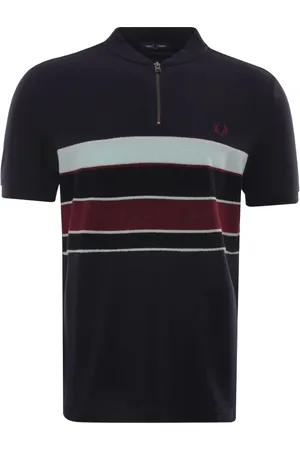 Fred Perry Hombre, Camisetas, Azul, Talla: M
