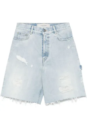 Golden Goose Mujer, Pantalones cortos, Azul, Talla: W26